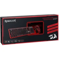Комплект клавиатура + мышь с ковриком Redragon S107 фото 4